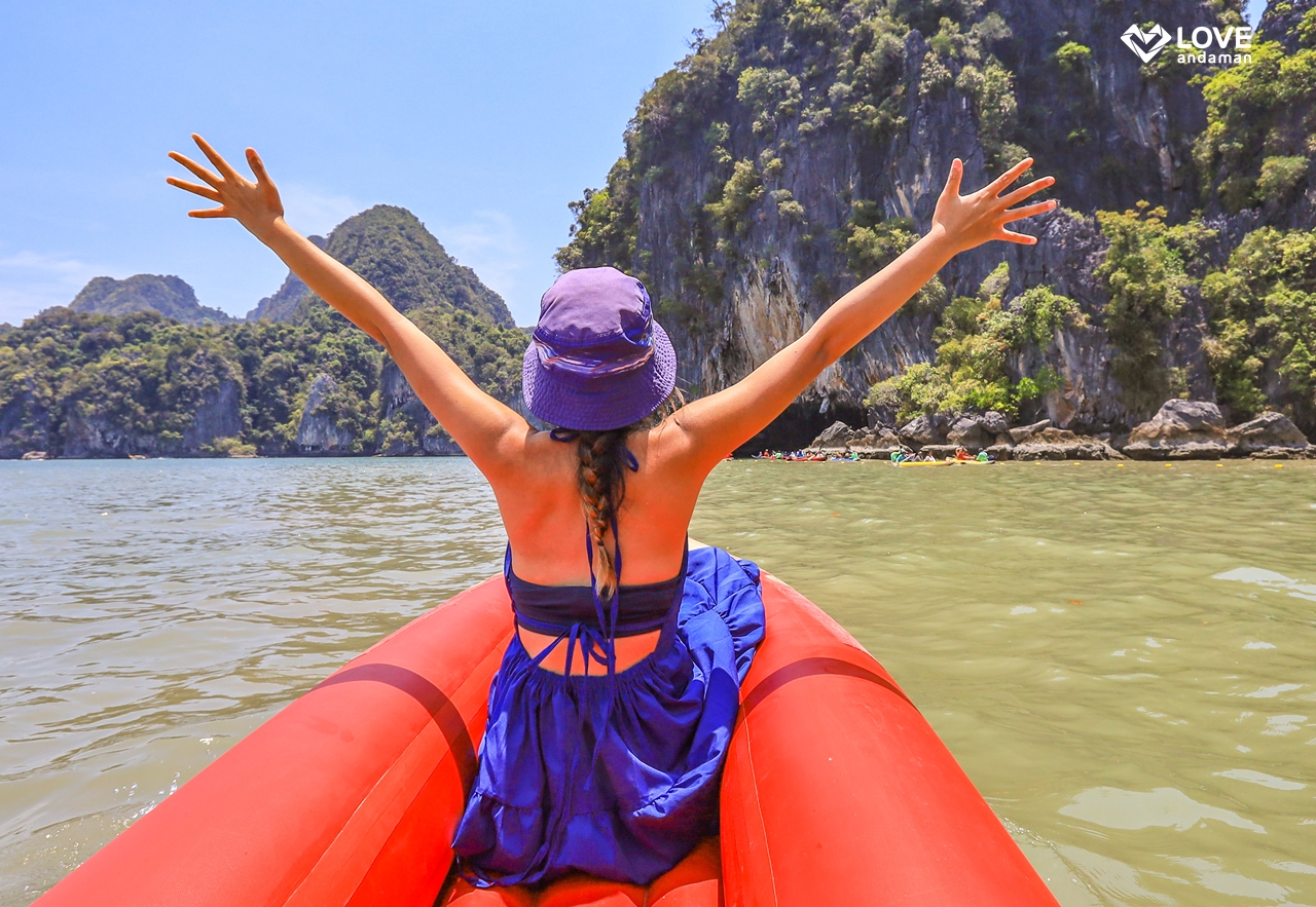 Phang Nga Bay & Hong Krabi Island from Khaolak