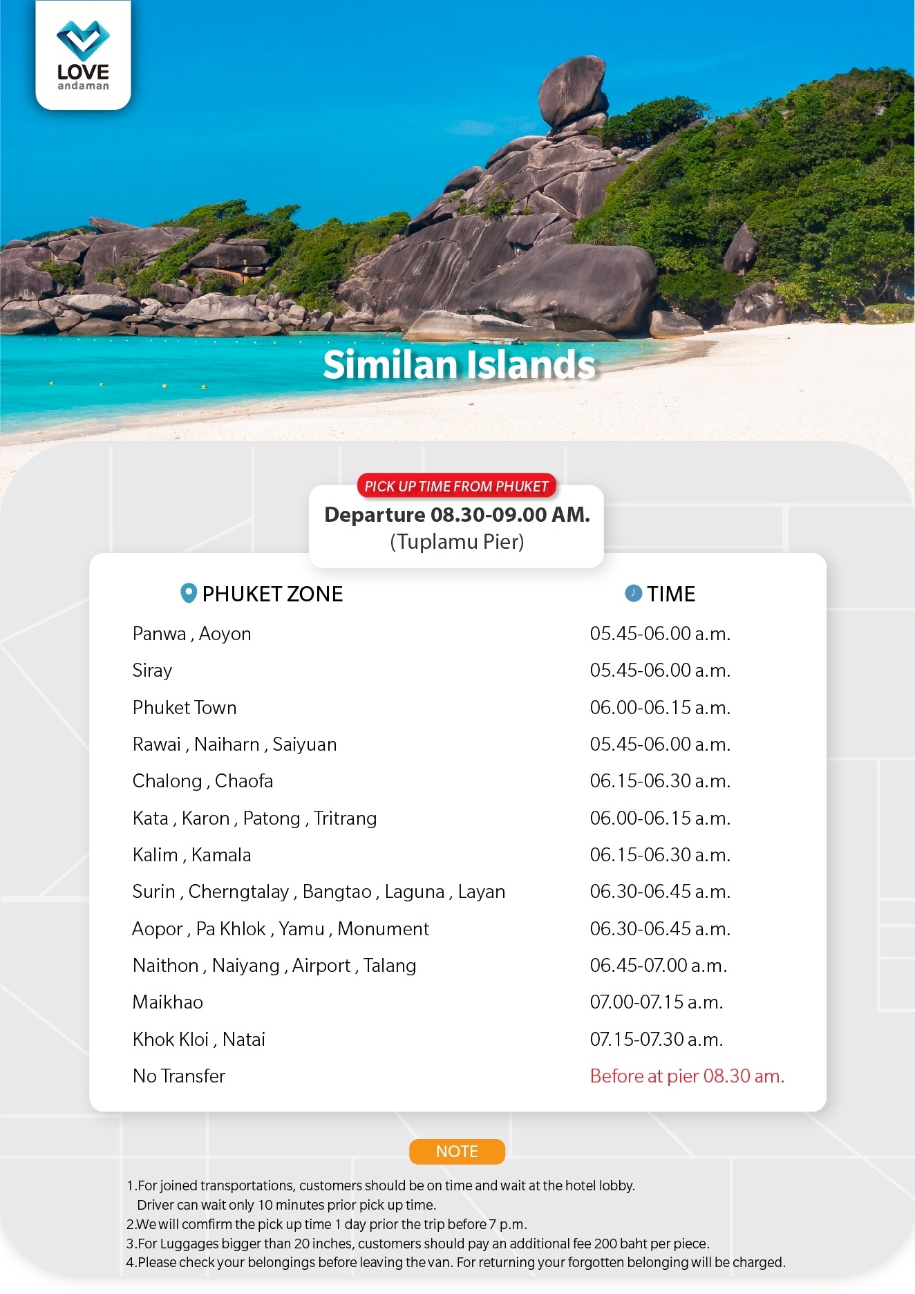 Similan Islands Tour from Khao Lak by Catamaran