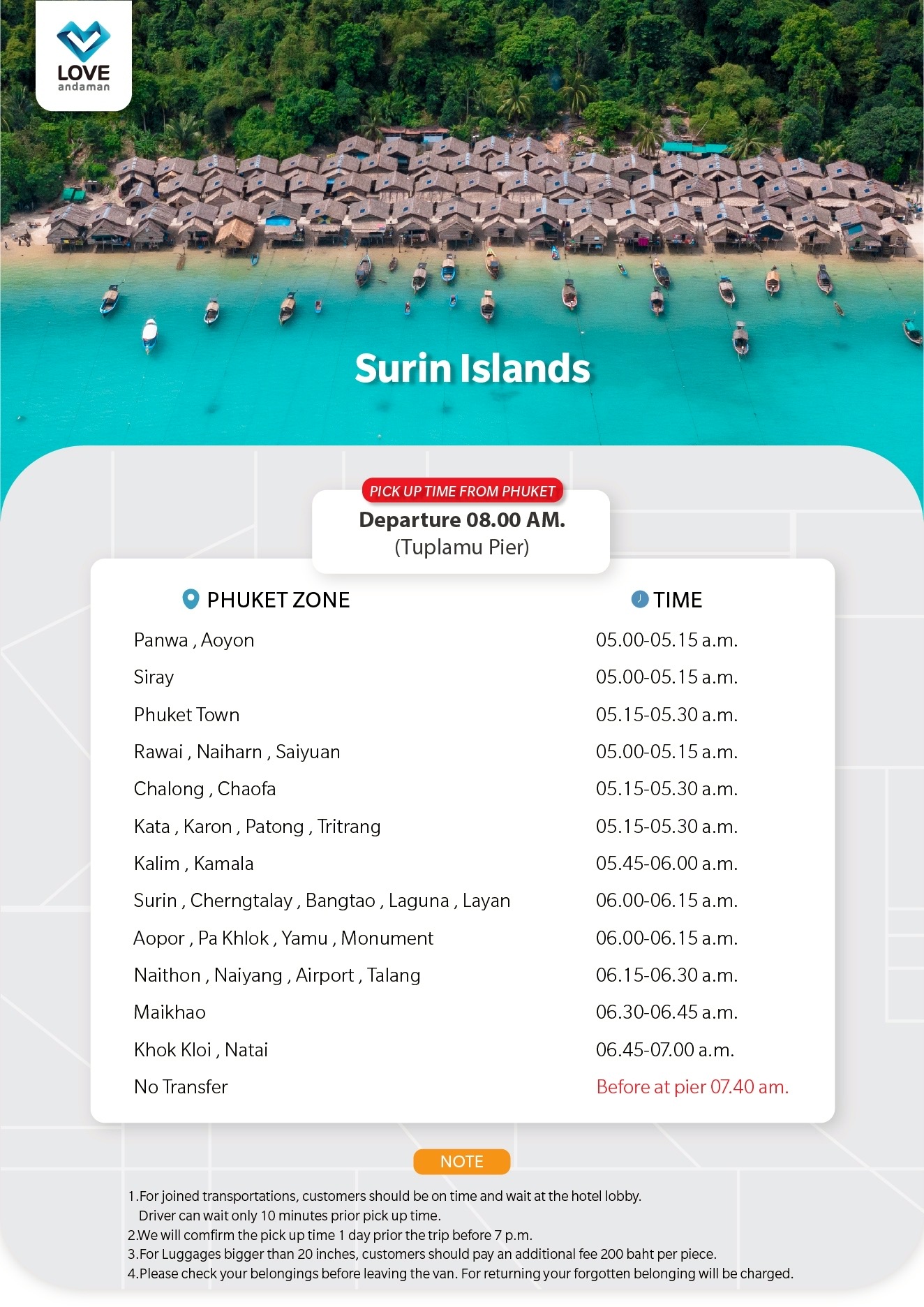Day Trip Snorkelling Surin Island from Khaolak
