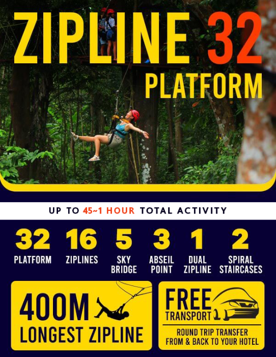 Longest Zipline in Phuket by Flying Hanuman World