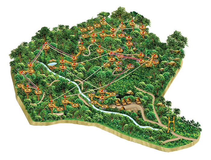 Longest Zipline in Phuket by Flying Hanuman World