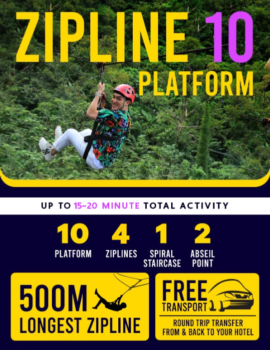 Longest Zipline in Phuket by Flying Hanuman World