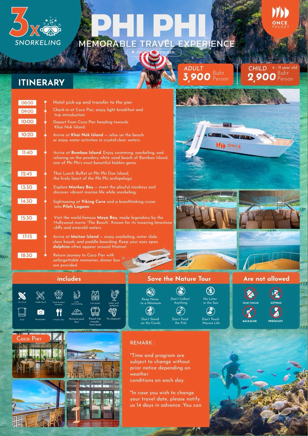   Phi Phi 5 Islands Day Tour from Phuket | Once Yachting