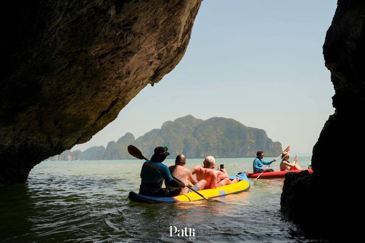 4 in 1 Canoeing Phang Nga Bay & James Bond by Acthethic Cruise