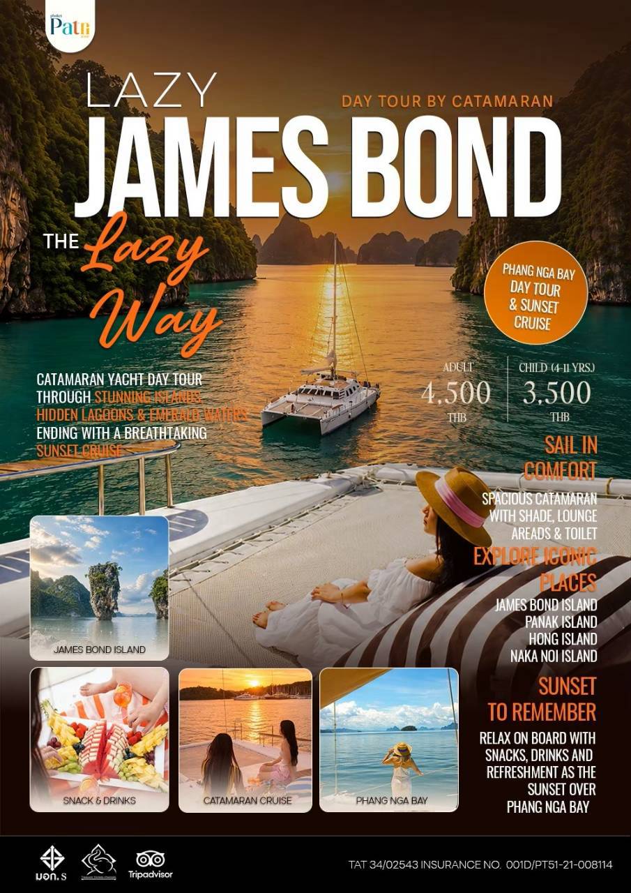 Lazy James Bond by Catamaran Yacht PPT4