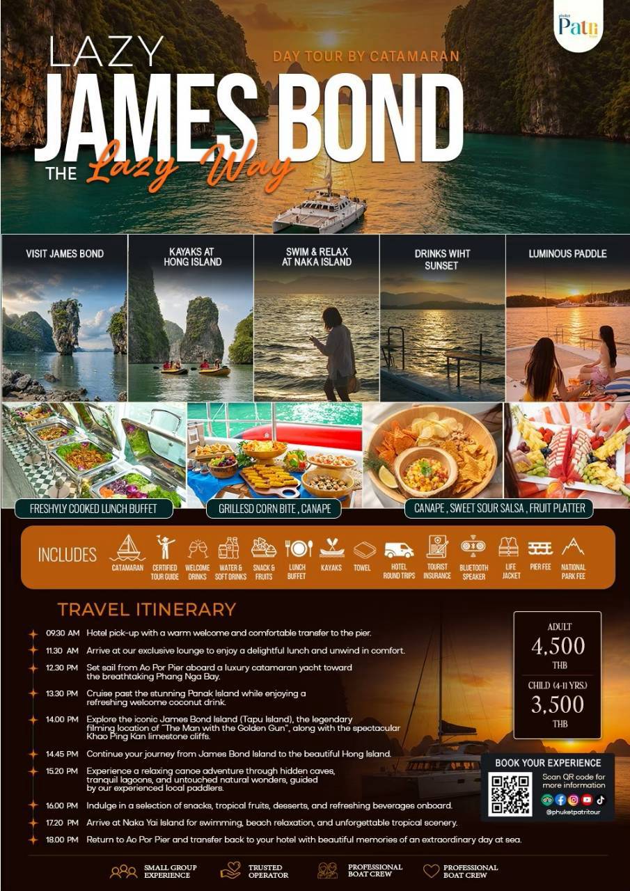 Lazy James Bond by Catamaran Yacht PPT4